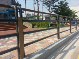 핸드레일 겸용 디자인 난간 WS-008