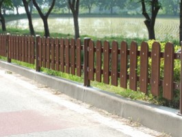 목재휀스 라운드 기본형