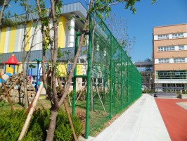 학교 비구방지 녹색 2단용