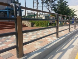 핸드레일 겸용 보차도 난간 WS-02
