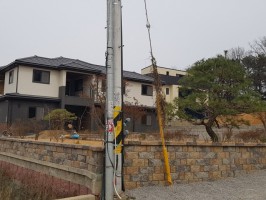 경기도 평택 전원주택 테라휀스기본형(앙카, H:1.2) + 테라젠특수 쌍문(기초, H:1.5) + 테라젠특수 외문(앙카, H:1.3) 블랙