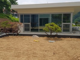 테라합성목재 W4000 (앙카용, 높이:1.65, 철재기둥) 합성목재WS-기본형 가림막겸용1650용