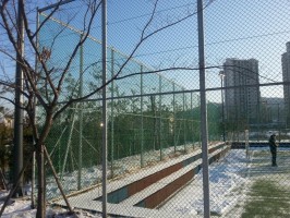 비구방지 그물망휀스 상부보강
