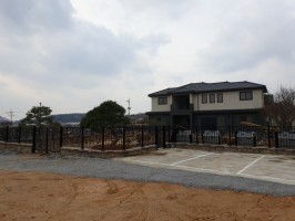 경기도 평택 전원주택 테라휀스기본형(앙카, H:1.2) + 테라젠특수 쌍문(기초, H:1.5) + 테라젠특수 외문(앙카, H:1.3) 블랙