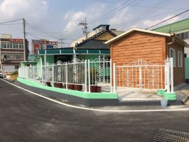 전남무안 주택 테라창살04-11 백색 +출입쌍문 백색