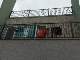 전남순천 테라 기본형  안전난간 겸용 설치 H:1.2용 대리석 보강토 위 블륵레쟈톤