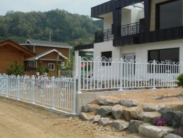 음성 감곡소재 아트클래식 07-02 H:1.2 백색 경계석 하부캡입