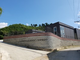 광주소재 일반메쉬휀스 기와진회색 (H:1.2, 앙카용, 하부캡 )