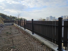 평택전원주택휀스 테라피아가림막(높이0.9용, 앙카용, 경사)