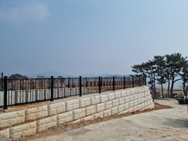 서산 전원주택휀스 테라엘가 (앙카용, 블랙, 높이1.2용, 라운드구간)