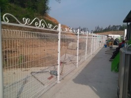 화성 가스 충전소 아트보강 메쉬휀스 특수품 화이트