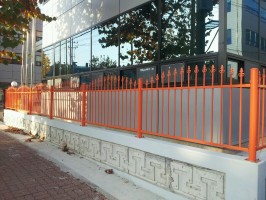 안산 공장 신축 창살형휀스