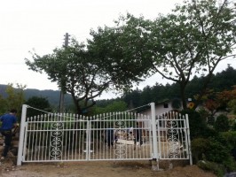 양주 개인주택문 쌍문 1.5*5.0+외문1.5*1.0