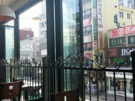 용인 단조휀스 실내 유리보호 겸용 휀스 블랙