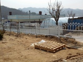 충북 음성 혼합아트출입쌍문+휀스 H:0.9용 기초