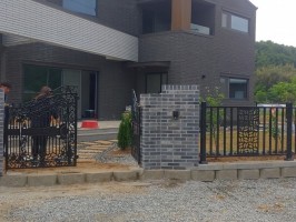 삼척전원주택휀스 테라마스터   담장