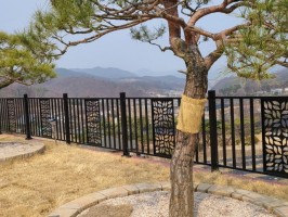 용인시 기흥구 상하동 전원주택휀스 테라마스터 (앙카용, 블랙레자톤, 높이1.2용)