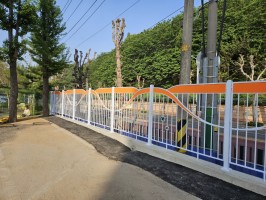 안산 초등학교휀스 주물휀스 기존휀스 철거 후 시공 (앙카용, 높이1.5용)
