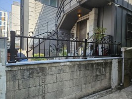 동대문 전원주택휀스 담장위시공, 문위 레이스, 벤딩부속 설치 테라창살04-11