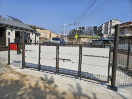 평택전원주택휀스 메쉬휀스메쉬휀스 기와진회색 + 테라아트06-03 + 메쉬가림판 메쉬가림막 (높이1