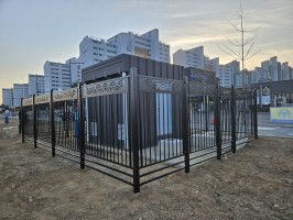 충청북도 청주 시설물보호휀스, 테라담 (기초매립형, 높이1.8용, 하단각파이프)